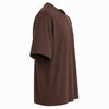 Bruin heren T-shirt met een comfortabele pasvorm