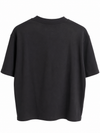 zwart heren T-shirt met een comfortabele pasvorm