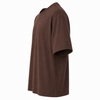 Bruin heren T-shirt met een comfortabele pasvorm